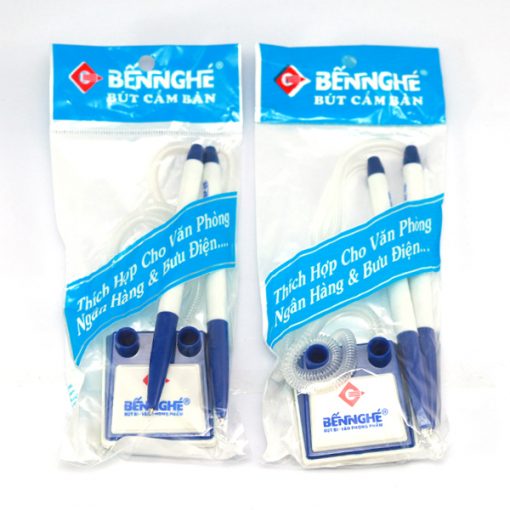 Bút bi cắm bàn (xanh - xanh) - Ảnh 4