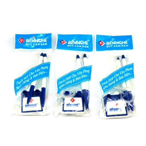 Bút bi cắm bàn (xanh - xanh) - Ảnh 5