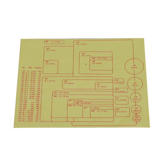 Giấy decal mã vạch a5 Tomy - Ảnh 3