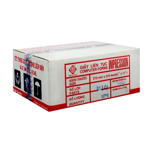 Giấy in liên tục k210x279 (a4, a5) - Ảnh 3