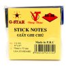 GIẤY NOTE G-STAR 3 X 3 Liên Hệ: (028) 3.5164578 - 3.5164579