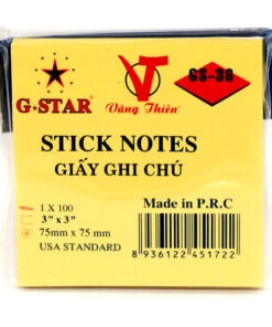 GIẤY NOTE G-STAR 3 X 3 Liên Hệ: (028) 3.5164578 - 3.5164579
