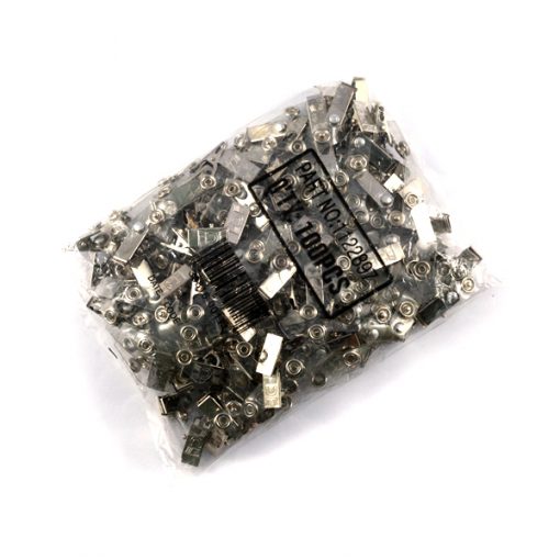 Kẹp bảng tên inox quai nhựa trong - Ảnh 2