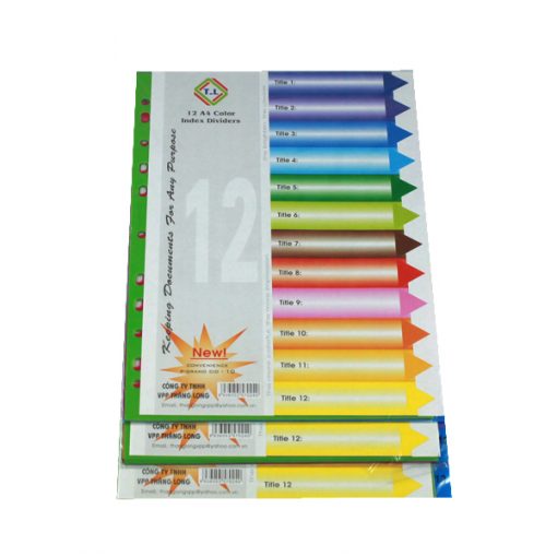 Bìa phân trang nhựa VC - Ảnh 6