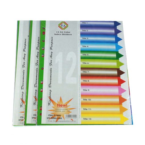 Bìa phân trang nhựa VC - Ảnh 8