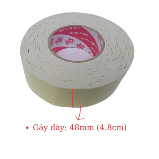 băng keo xốp trắng 48mm