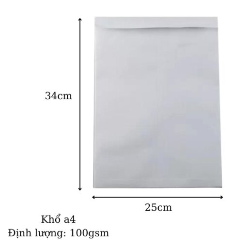 bao thư trắng a4