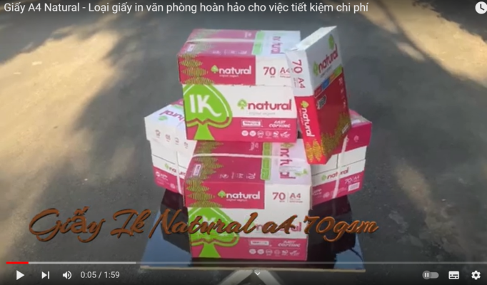 Giấy Ik Natural a4 70 ptphucthinh