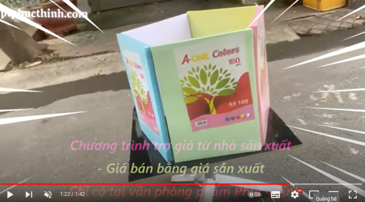 Video giấy bìa màu