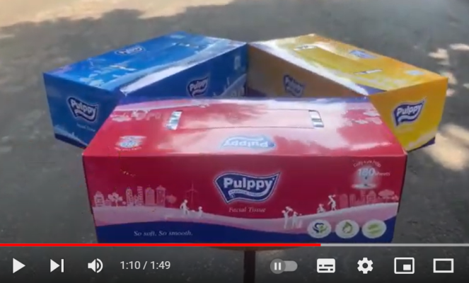 Video khăn giấy Pulppy