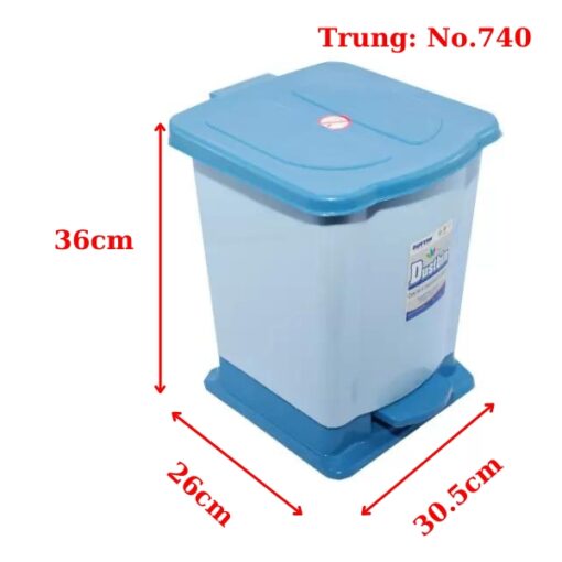 thùng rác đạp duy tân 740