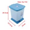 thùng rác đạp duy tân 741