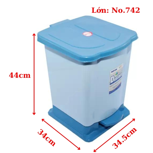 thùng rác đạp duy tân 742
