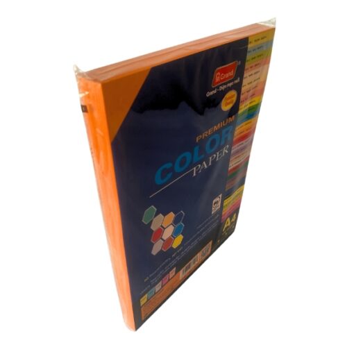 bìa thái grand a4 160gsm màu cam