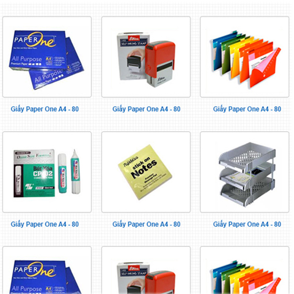 HÌNH ẢNH ĐỊA CHỈ BÁN VĂN PHÒNG PHẨM TẠI TPHCM Liên Hệ: (028) 3.5164578 - 3.5164579