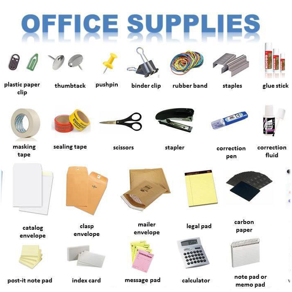 HÌNH ẢNH DỤNG CỤ VĂN PHÒNG BẰNG TIẾNG ANH Liên Hệ: (028) 3.5164578 - 3.5164579