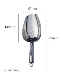 xúc đá inox số 4