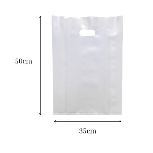 túi hột xoài 35-50cm trắng