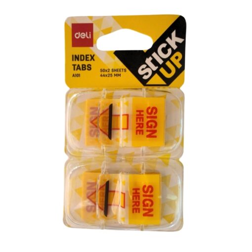 giấy note sign here deli a101