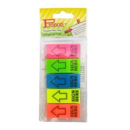 giấy note sign here pronoti 45668