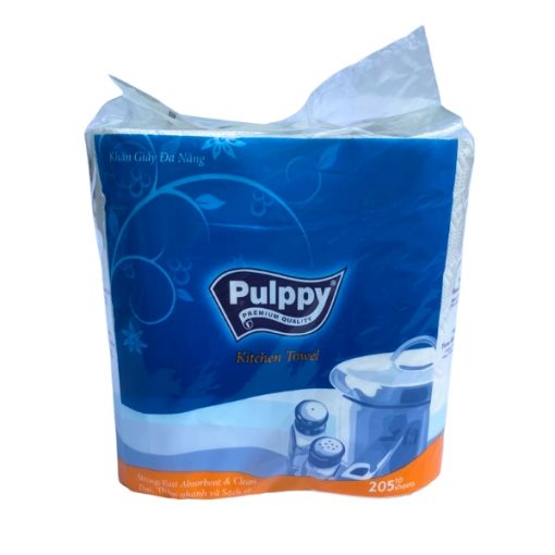 pulppy kitchen towel màu xanh