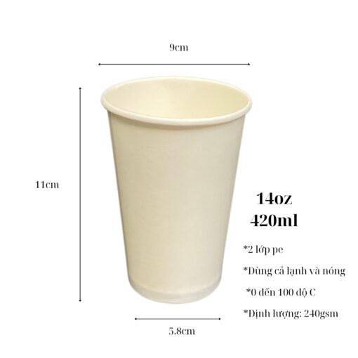 Ly giấy 14oz 420ml