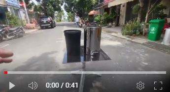 Thùng rác inox đạp chân