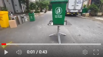 Ảnh thùng rác 60 lít không bánh xe