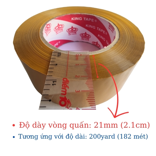 băng keo đục 48mm 200y