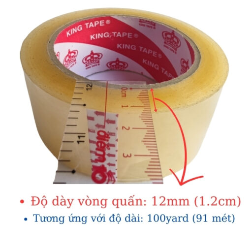băng keo trong 48mm 100y