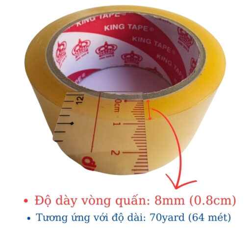 băng keo trong 48mm 70y