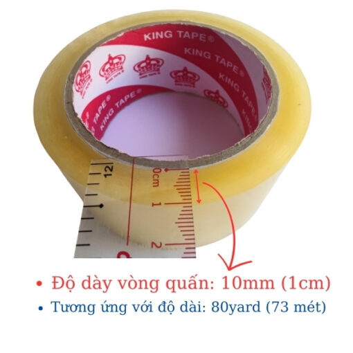 băng keo trong 48mm 80y