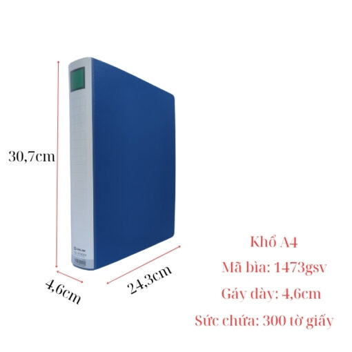 bìa còng ống king jim 3cm 1473gsv