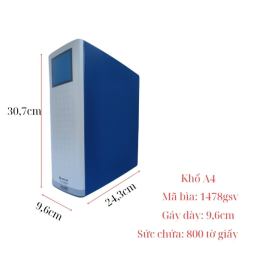 bìa còng ống king jim 8cm 1478gsv