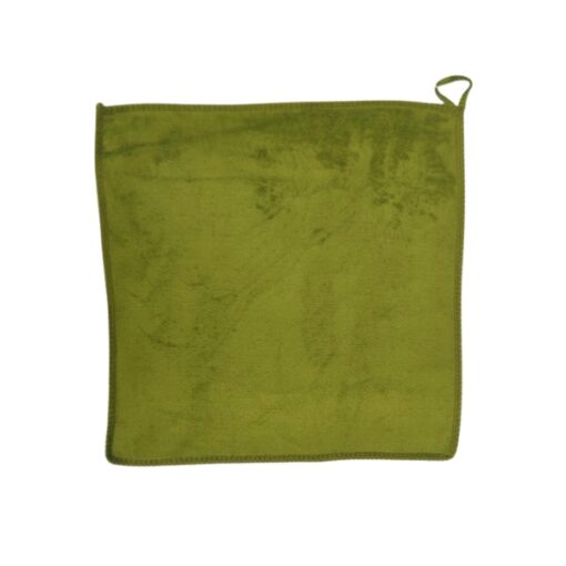 khăn lau đa năng microfiber màu rêu