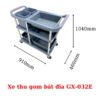 xe thu dọn bát đĩa gx-032e