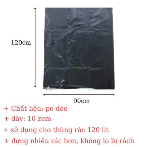 túi đựng rác đen 90 120cm