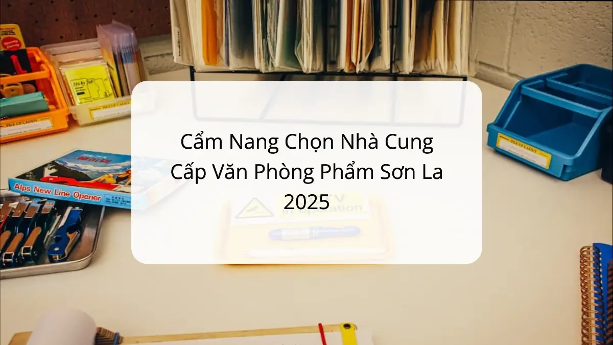 Cẩm nang chọn nhà cung cấp văn phòng phẩm Sơn La 2025: Giấy in, bìa hồ sơ, VPP, dụng cụ vệ sinh PT Phúc Thịnh