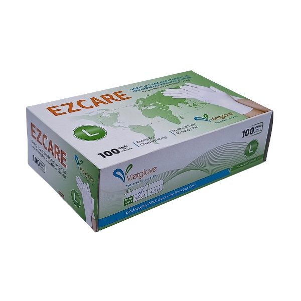 găng tay y tế không bột ezcare size ltại vpp phucthinh.com